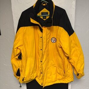 Port Authority Vibrant Yellow and Black Pittsburgh Steelers Coat
